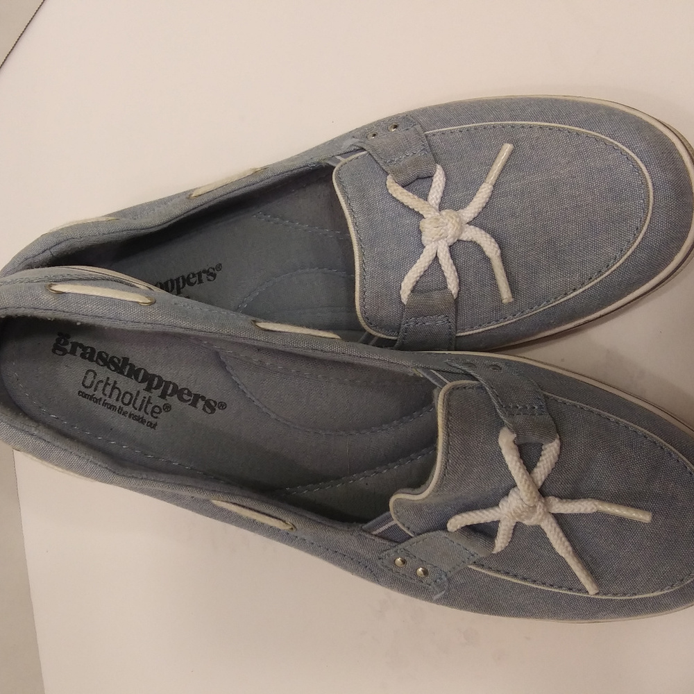 Grasshoppers OrthoLite Windsor Knot denim sneaker